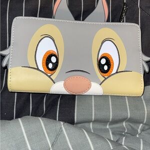 Loungefly Disney Thumper Gray and Cream Wallet